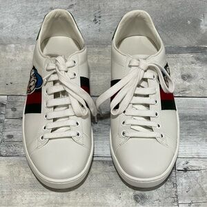 GUCCI X Disney Web Donald Duck Women's Ace Sneakers White - Sz - 6 US / 36 EU